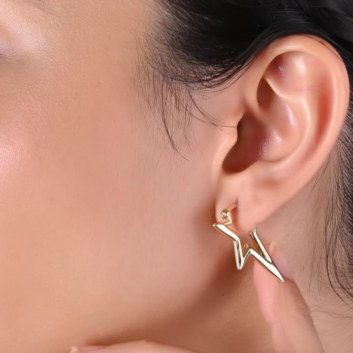 Star Shaped Stud Earrings