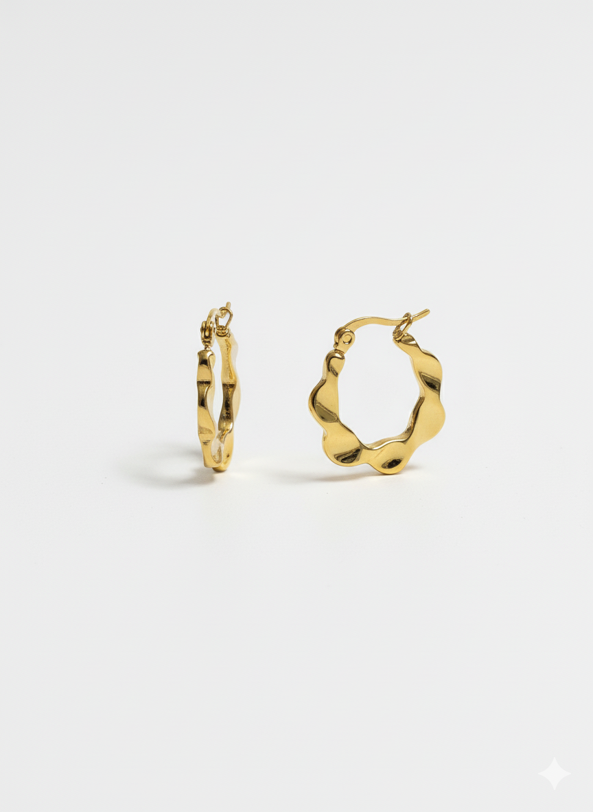 Twisted Hoop Earrings