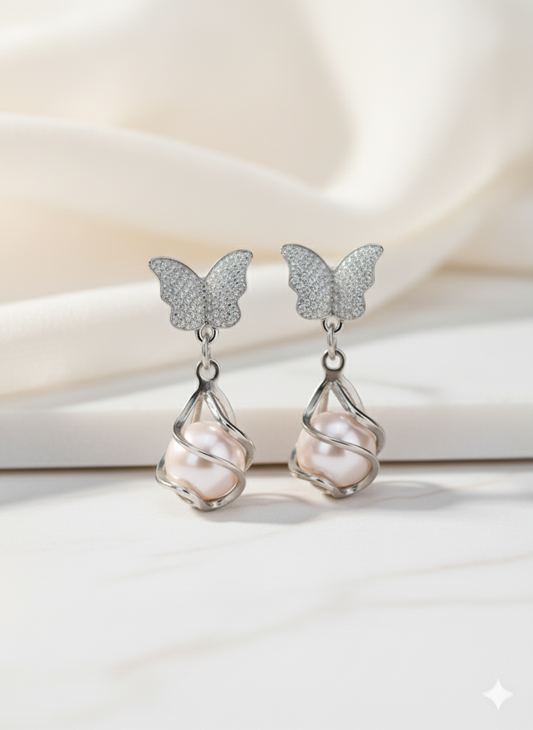 Enchanted Flutter Pearl Drops