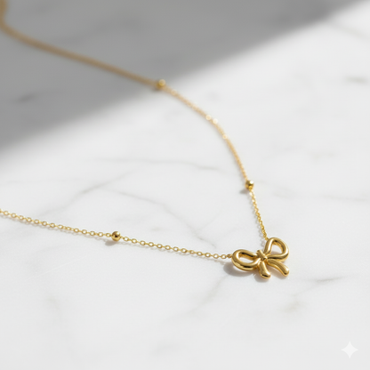 Bow Necklace